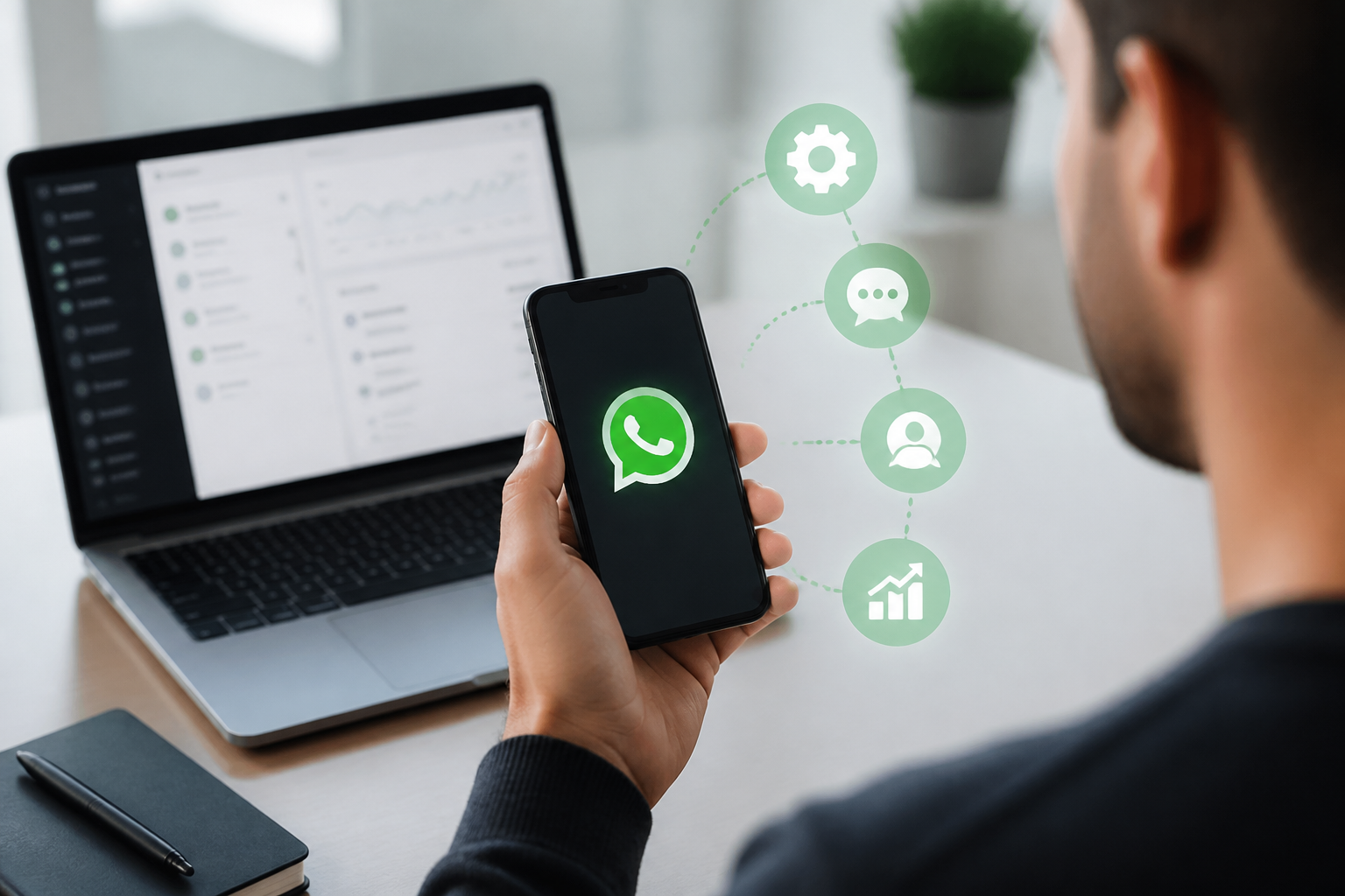 WhatsApp-automatisering voor snelle opvolging